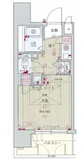 エステムコート京都河原町プレジール【11階】の間取り