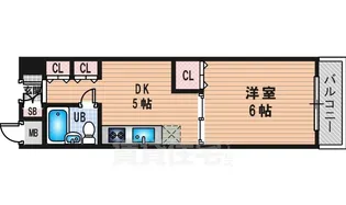 東三国グランドハイツ北【2階】の間取り