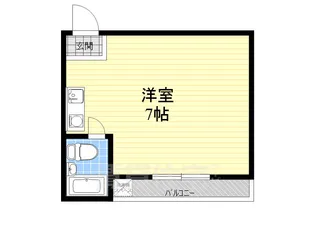 エステート都島【3階】の間取り