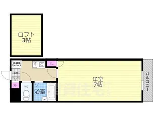 二条丸美ビル【5階】の間取り