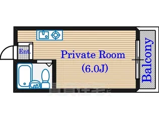 大阪府大阪市住吉区苅田4丁目【マンション】の間取り