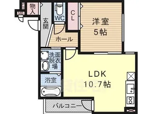 フジパレス西脇2番館【1階】の間取り