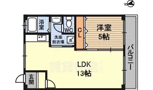 谷田十三マンション 【3階】の間取り