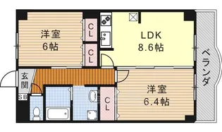 コーポひかり【2階】の間取り