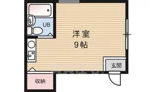 千舟ハイツ【202号室】の間取り