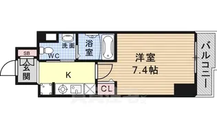 パークアクシス丸の内【13階】の間取り