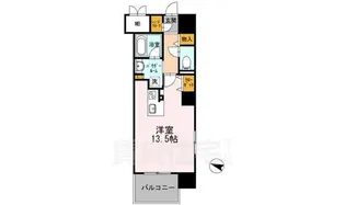 ロイヤルパークスERささしまWEST【13階】の間取り