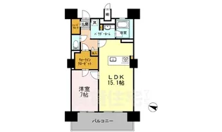 ロイヤルパークスERささしまWEST【16階】の間取り