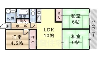 マンション富士【3階】の間取り