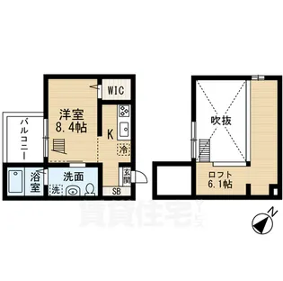 エスパシオ ナカムラ【2階】の間取り