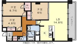 3LDKの間取り画像