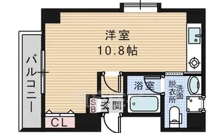 シャインビュー豊中【7階】の間取り