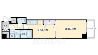 プレサンス京都四条大宮【2階】の間取り
