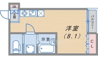 コウセイ御船【2階】の間取り