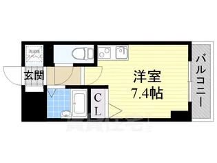 RIDGE堀田【3階】の間取り
