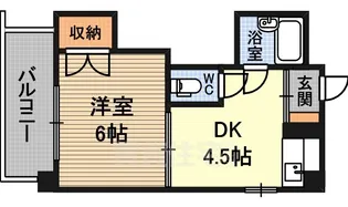 シオザキビルNO、3【5階】の間取り