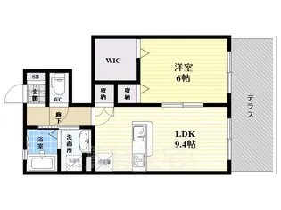 コロラートみすたに1号棟【1階】の間取り