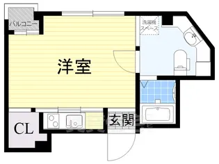 ベルグランデ新大阪【4階】の間取り