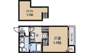 Oak Tree Maison志賀【1階】の間取り