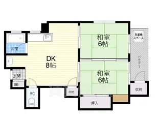 新光マンション【3階】の間取り