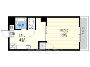 WELL BEING大須【6階】の間取り