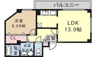 サンフタミ尾頭橋ビル【3階】の間取り