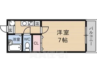 第61長栄エクセレントハイム【1階】の間取り