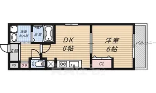 Brilia Court 丹波橋(ブリリアコート丹波橋)【1階】の間取り