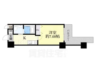 CASSIA豊中三国【8階】の間取り