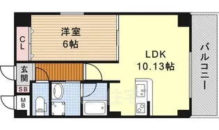 NR今池【4階】の間取り