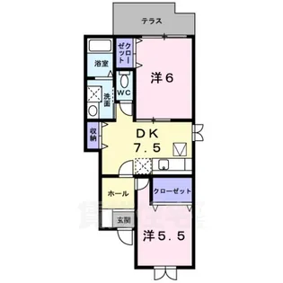 京都府京都市伏見区久我石原町【アパート】の間取り