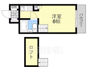 1Rの間取り画像