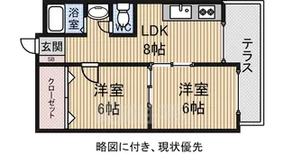 大栄マンション【1階】の間取り