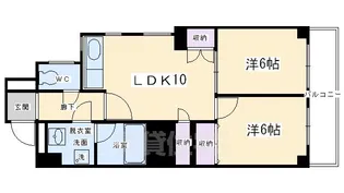 プレジャーコート【7階】の間取り