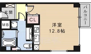 ミュプレ矢場町【4階】の間取り