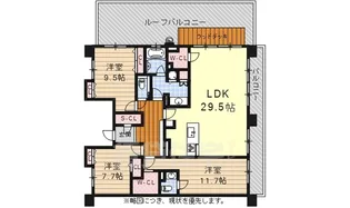 ロイヤルパークス千種【910号室】の間取り