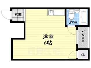 ベストレジデンス都島【4階】の間取り