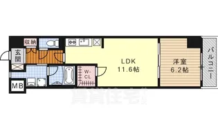 BPRレジデンス金山【4階】の間取り