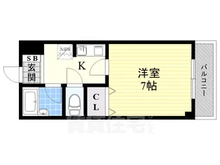 ロンシャン【1階】の間取り