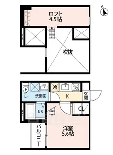 エスポワール BeBe(エスポワールベベ)【2階】の間取り
