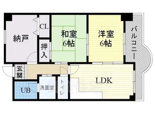 グランパレカサハラ【3階】の間取り