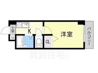 ノルデンハイム淡路【8階】の間取り