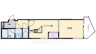 エスリード京都河原町【9階】の間取り