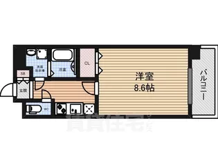 ステージファースト名駅【1階】の間取り