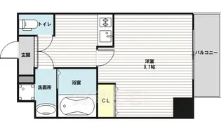 ASTIA西中島2【6階】の間取り