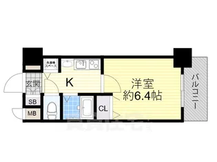 プレサンス淀リーヴァ【3階】の間取り
