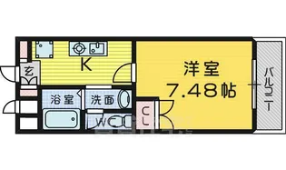 エスポワール金岡【202号室】の間取り