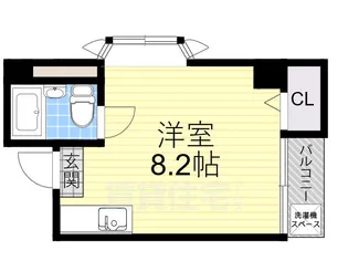 シティ塚本【3階】の間取り