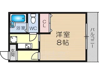 ティーオーコート北野【203号室】の間取り