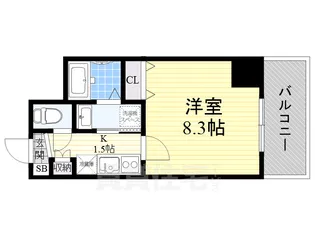ラ・リヴィエール【4階】の間取り